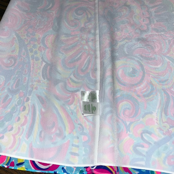 NWOT Lilly Pulitzer Psychedelic Sunshine Dusk Lela Silk Dress Small 100% Silk - Picture 7 of 8